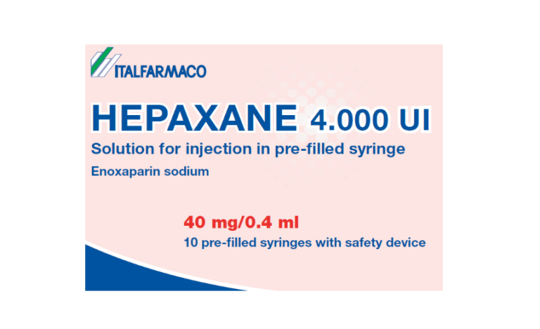 Hepaxane 40 mg: Ficha técnica, dosis y presentación en jeringa precargada