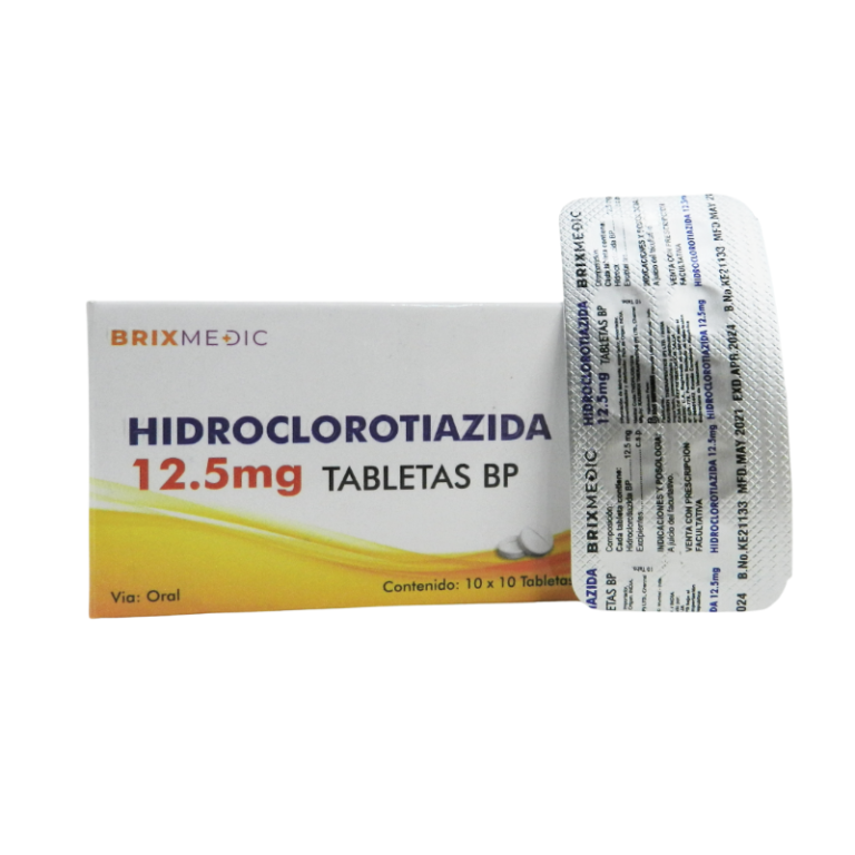 Hidroclorotiazida 12.5 mg: Prospecto y Comprimidos de Apotex