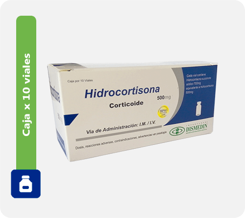 Hidrocortisona 50 mg: Ficha Técnica, Pharmais + Solución Inyectable y Perfusión EFG