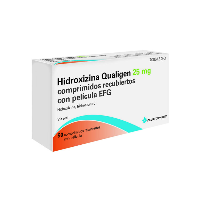 Hidroxicina Qualigen 25 mg: Prospecto, Comprimidos Recubiertos | EFG