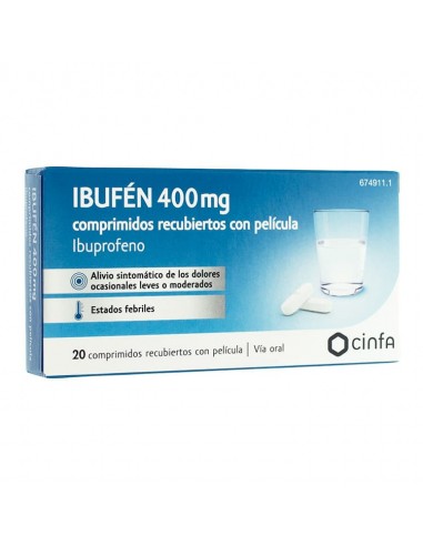 Ibufen 400 mg: todo sobre los comprimidos recubiertos con película