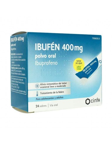 Ibufén Xpress 400mg: Ficha Técnica y Usos | Ibuprofeno Sobres 400mg