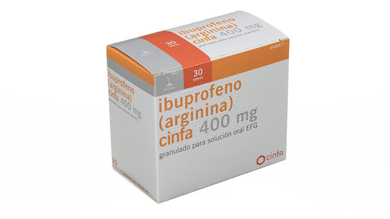 Ibuprofeno con arginina 400: prospecto y dosificación