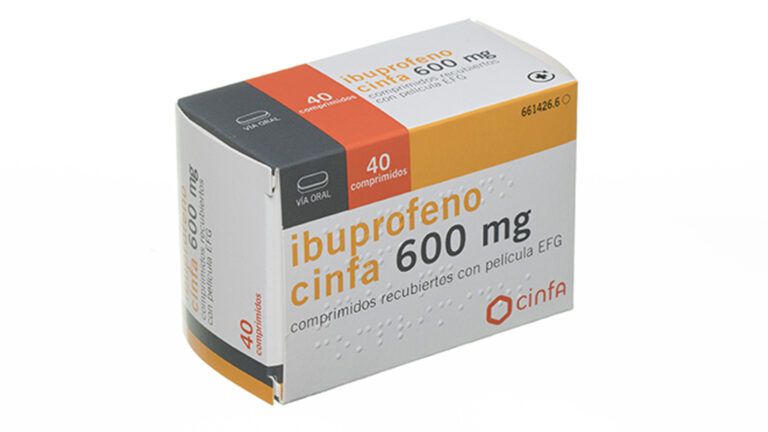 Ibuprofeno en el embarazo: Ficha técnica y dosis de 600 mg comprimidos