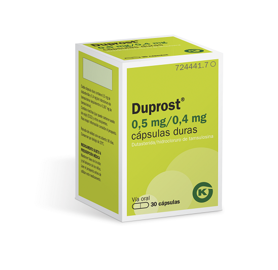 Ingresar a Duprost: Inicio de sesión y prospecto de cápsulas 0,5 mg/0,4 mg EFG