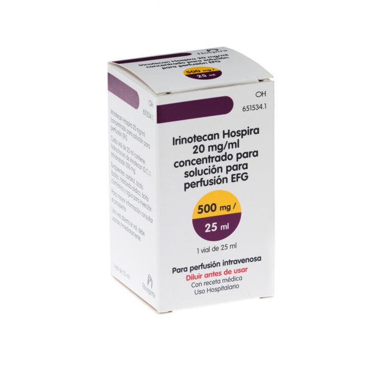 Irinotecan efectos secundarios: Prospecto y concentrado para perfusión EFG (20mg/ml)