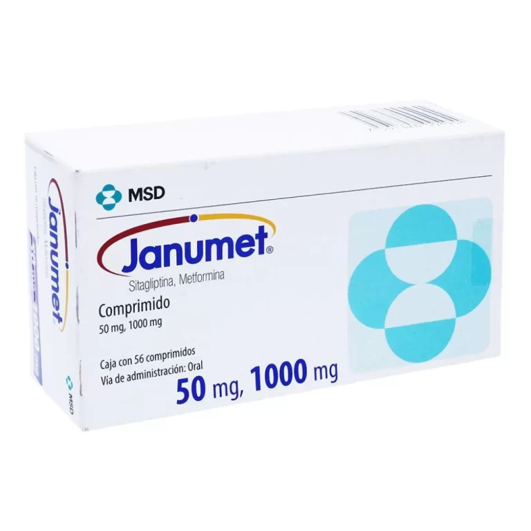 Janumet 50 mg/1000 mg: Prospecto, Comprimidos Recubiertos – 50 x 50