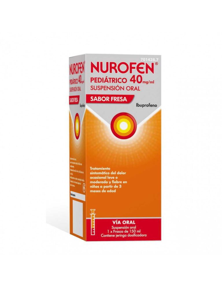 Junifen 40mg/ml Suspension Oral Sabor Naranja | Prospecto e Información del Ibuprofeno en Sobres Sabor Naranja