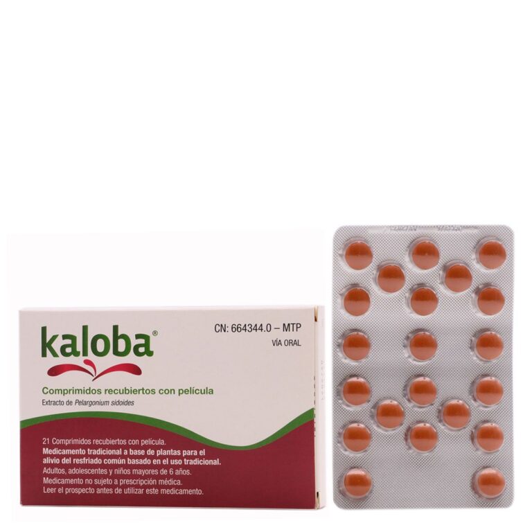 Kaloba para qué sirve: prospecto y beneficios de los comprimidos recubiertos con película