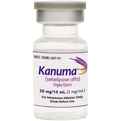 Kanuma 2 mg/ml: Concentrado para perfusión con barra lateral signo