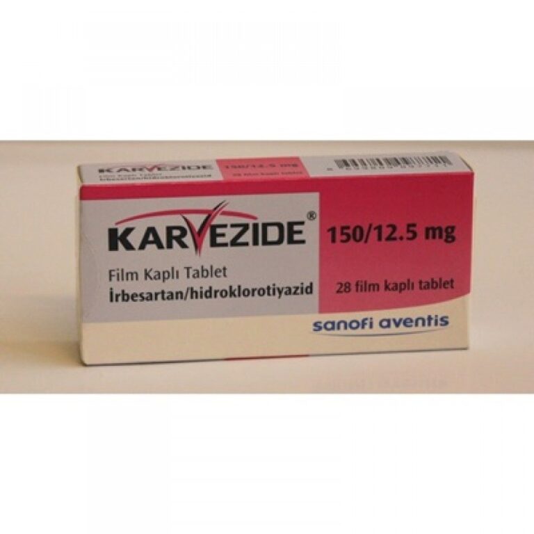 Karvezide 150 mg/12,5 mg: Ficha técnica y usos de estos comprimidos recubiertos con película