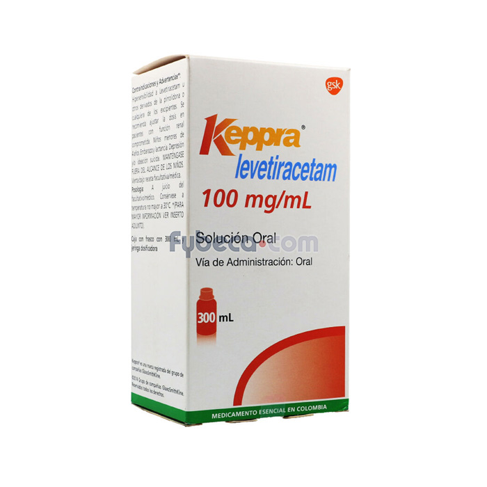 Keppra 100mg/ml: Información técnica y uso de la solución oral