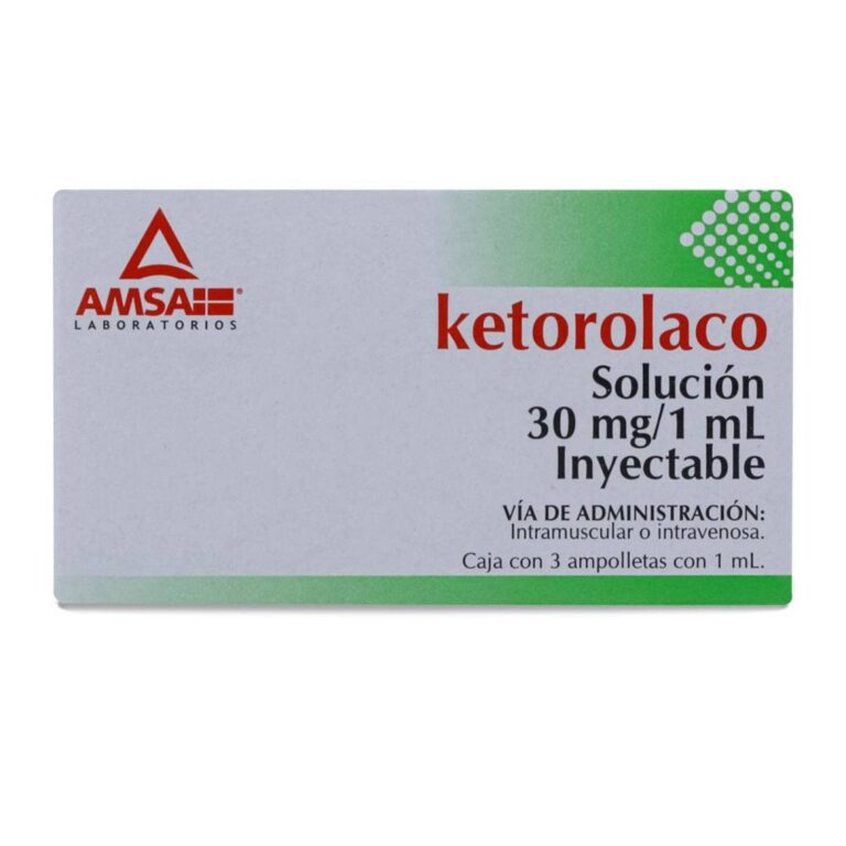 Ketorolaco Trometamol Accord 30 mg/ml Solución Inyectable EFG – Duración baja del cólico nefrítico