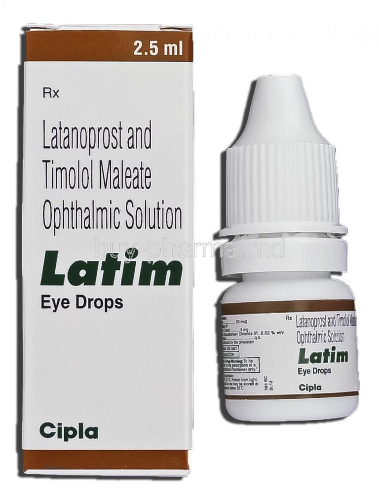 Latanoprost with Timolol: Mylan Ophthalmic Solution Prospectus