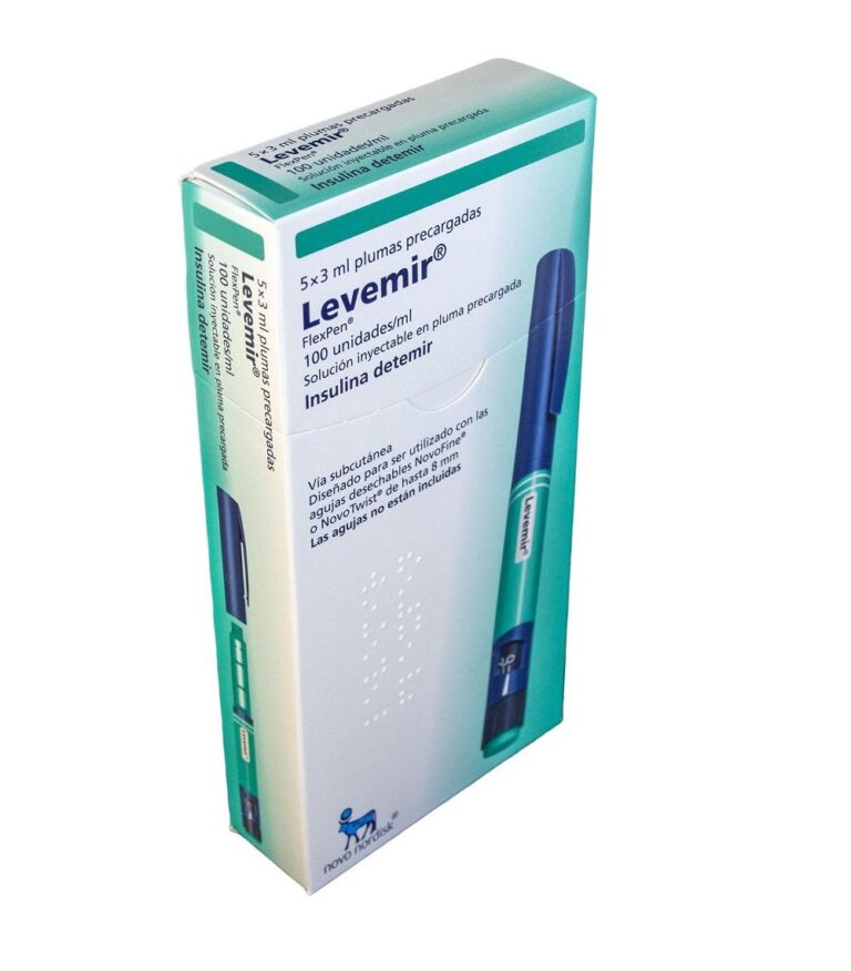 Levemir FlexPen: Solución Inyectable en una Pluma Precargada de 100 U/ml