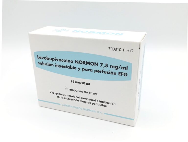 Levobupivacaína: efectos secundarios, ficha técnica y presentación de Altan 5 mg/ml