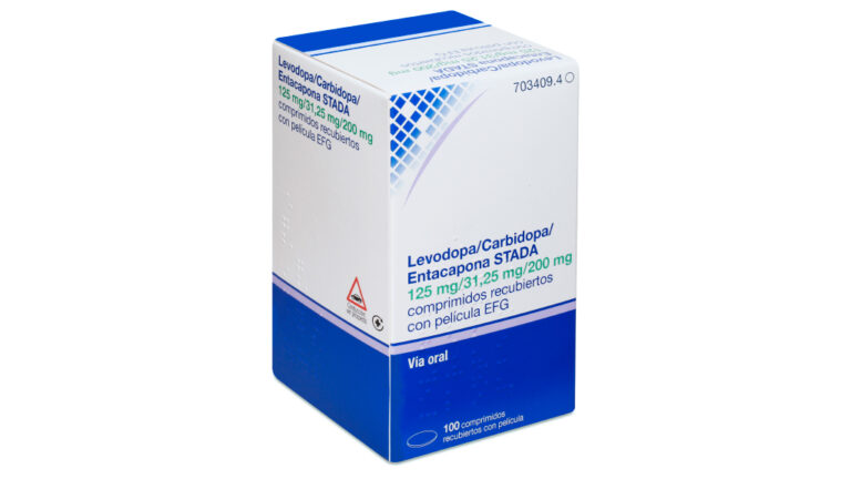 Levodopa para qué sirve: Prospecto y dosis de Levodopa/Carbidopa/Entacapona Ratiopharm 125/31,25/200 mg