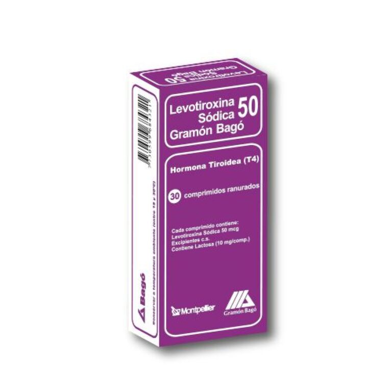 Levotiroxina 50 mg: Prospecto y comprimidos de Sanofi