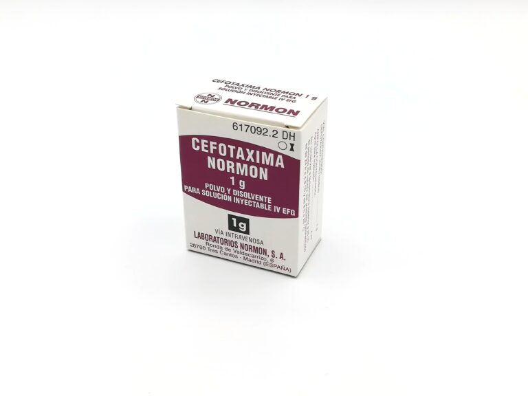 Lista de Comprobación para Cefotaxima Torlan 1000 mg: Ficha Técnica, Polvo y Disolvente para Solución Inyectable IV/IM EFG