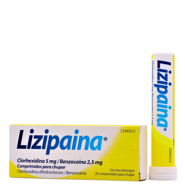 Lizipaina: ¿Para Qué Sirve? Prospecto de Clorhexidina 5 mg/Benzocaína 2,5 mg: Comprimidos para Chupar