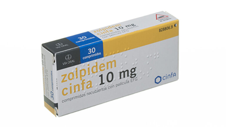 Lorazepam y Zolpidem: Pros y prospecto de Zolpidem Cinfa 10mg