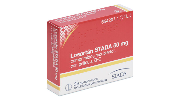 Losartan Stada 50 mg: Prospecto, Comprimidos Recubiertos Para Caballos, EFG