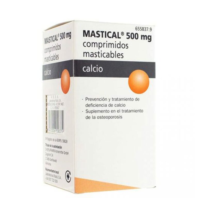 Mastical 500 mg: Prospecto y Comprimidos Masticables