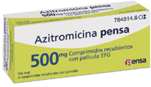 Medicamento para llagas en la boca: Prospecto Azitromicina Pensa 500 mg