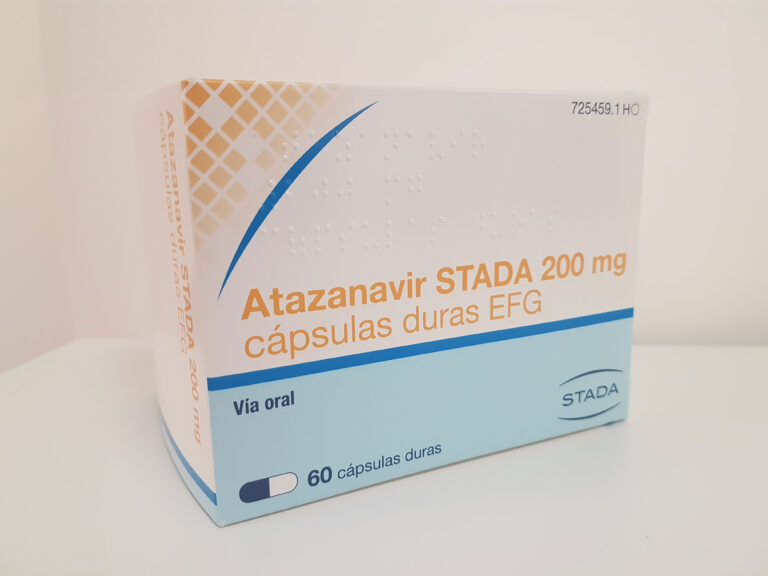 Medicamentos para bajar la bilirrubina: Prospecto de Atazanavir Stada 200 mg cápsulas duras (EFG)