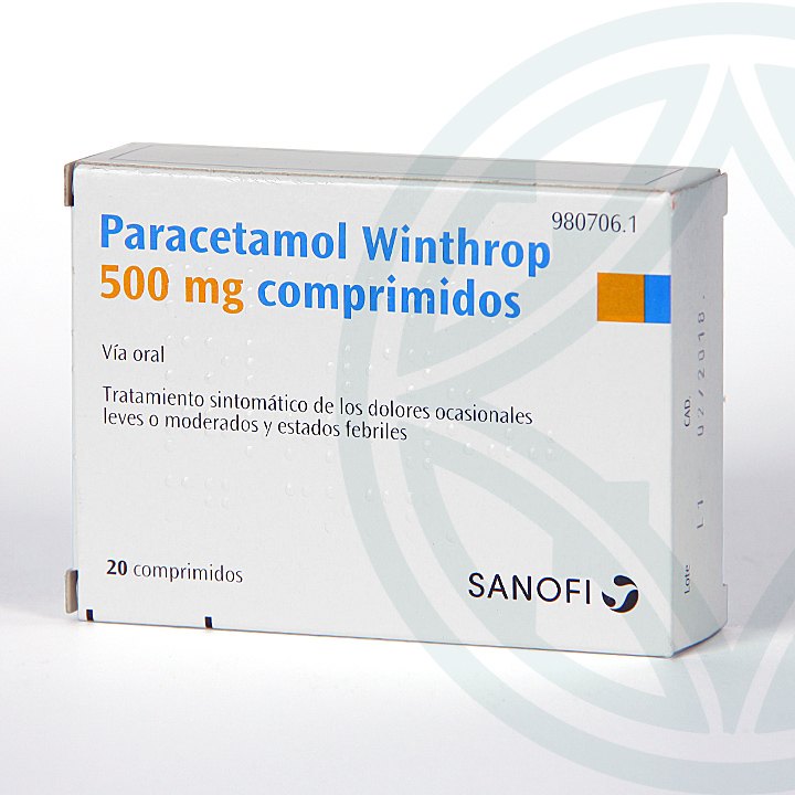 Medicamentos que Aumentan el LDH: Ficha Técnica Paracetamol Winthrop 500 mg