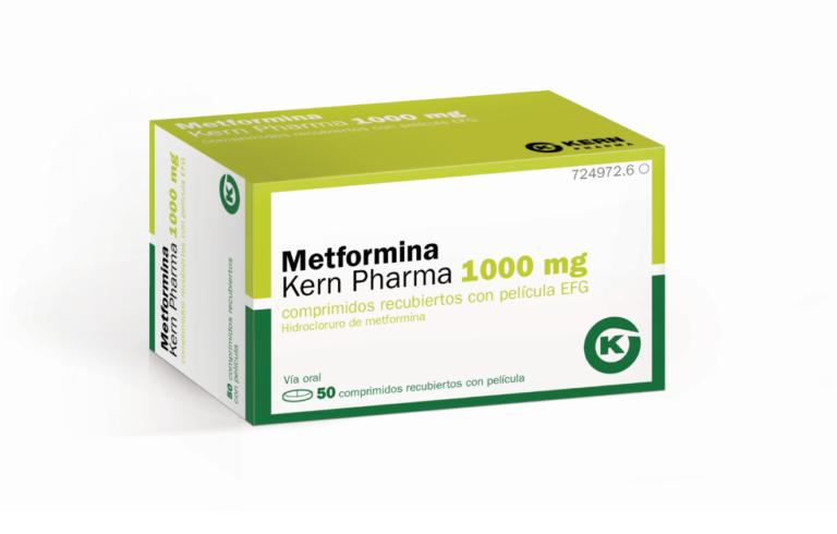 Metformina Kern Pharma 1000 mg: Prospecto y Composición