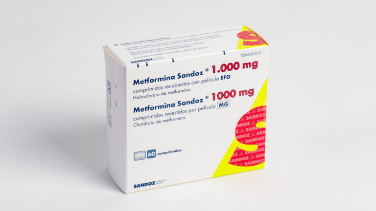 Metformina Sandoz 850 mg: Ficha técnica, comprimidos recubiertos con película EFG