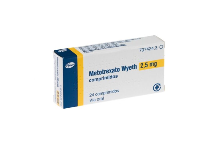 Metotrexato Semanal: Diferencias y Ficha Técnica Wyeth 2,5 mg Comprimidos