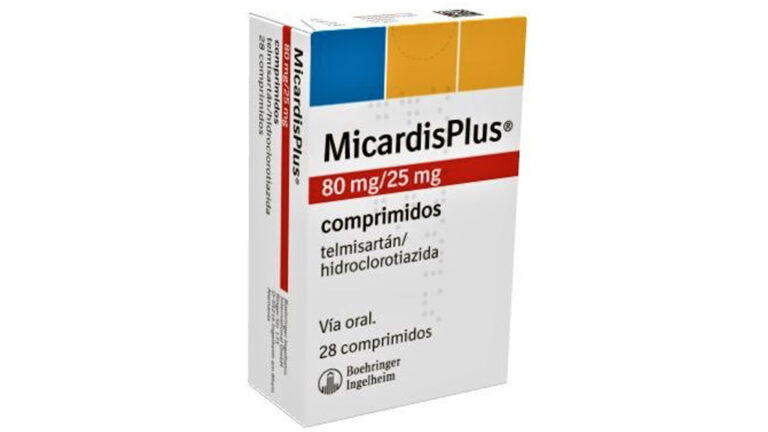 MICARDISPLUS 80 mg/25 mg: Prospecto, dosis y usos