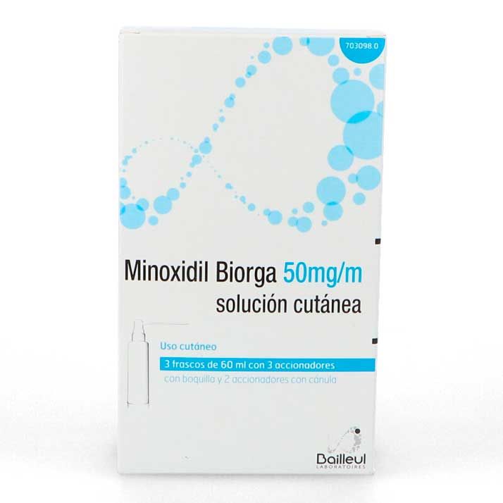 MINOXIDIL BIORGA 50 MG/ML – Prospecto y Beneficios de la Solución Cutánea