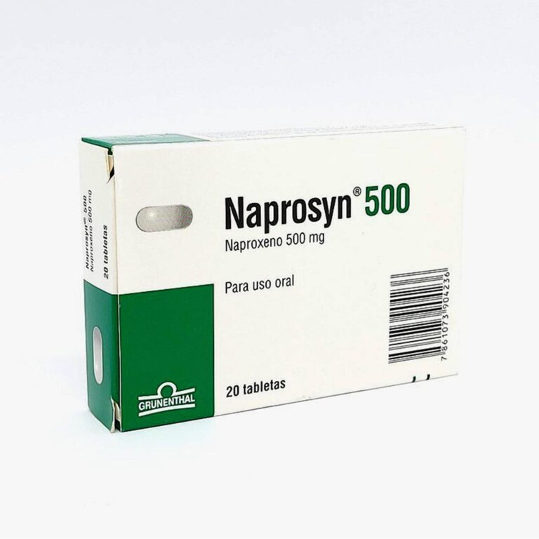 Naprosyn 500 mg: Precio, Prospecto y Comprimidos