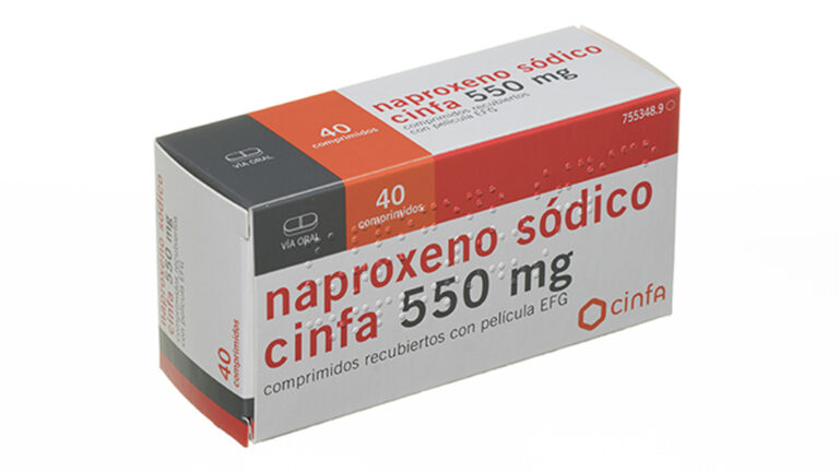 Naproxeno Sódico Cinfa 550 mg: Ficha Técnica y Comprimidos EFG