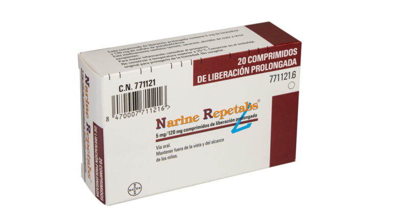 Narine Repetabs: Usos y beneficios de los comprimidos de liberación prolongada de 5 mg/120 mg