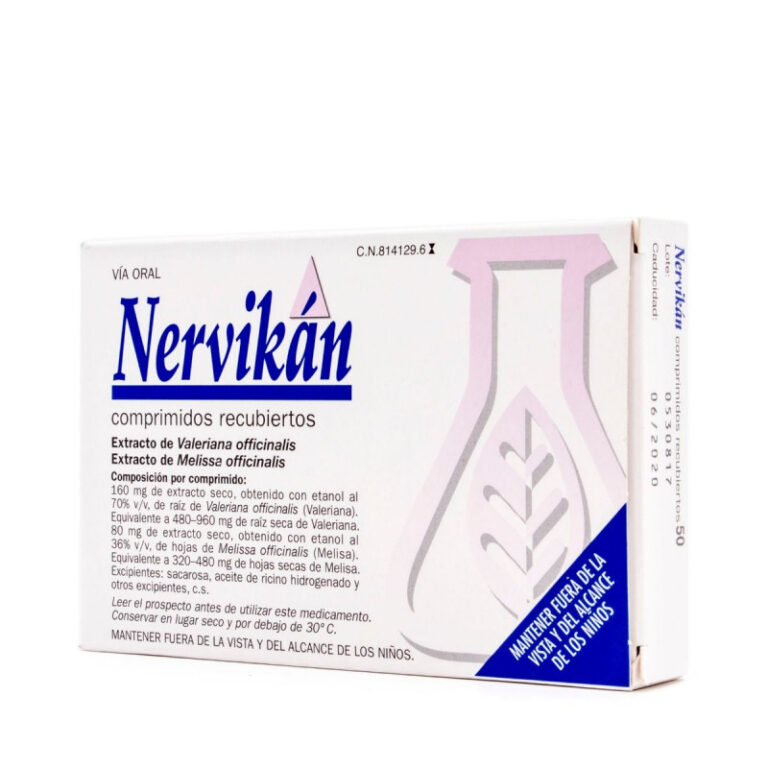 Nervikán: tiempo de efecto de sus comprimidos recubiertos – Prospecto actualizado