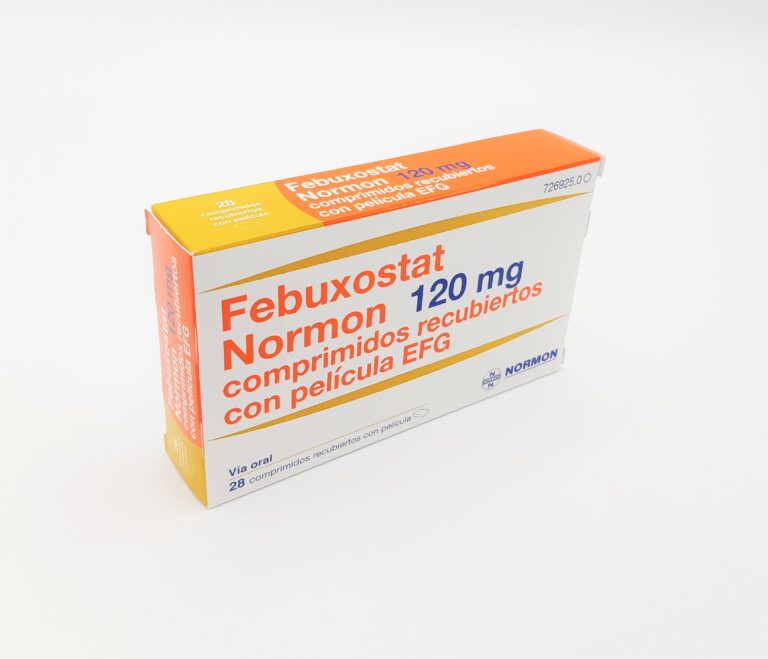 Normon Tres Cantos Madrid: Prospecto de Febuxostat 120 mg, Comprimidos Recubiertos con Película EFG