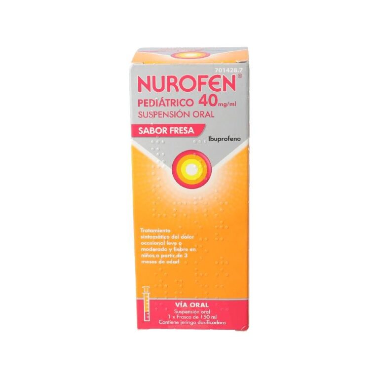 Nurofen 40 dosis: Prospecto y detalles de la suspensión oral