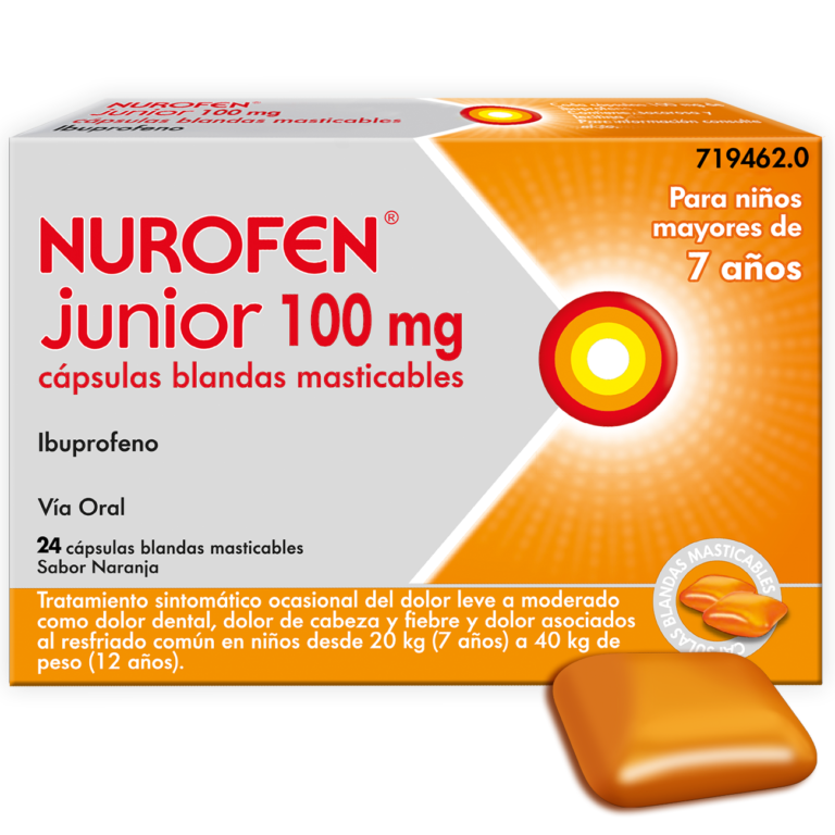 Nurofen Junior: Ibuprofeno Masticable para Niños – Prospecto y dosis