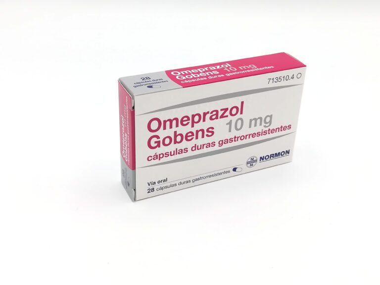 Omeprazol 10 mg: Prospecto, dosis y características de las cápsulas duras gastrorresistentes Davur