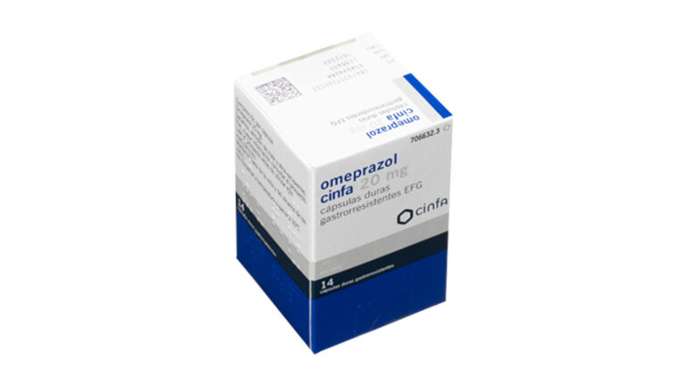 Omeprazol Cinfa 20 mg: Ficha técnica, cápsulas duras gastrorresistentes EFG