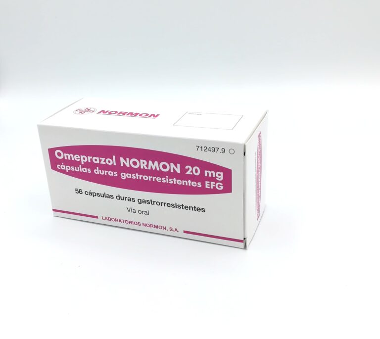 OMEZAROL Normon 20 mg: Ficha Técnica, Cápsulas Gastroresistentes