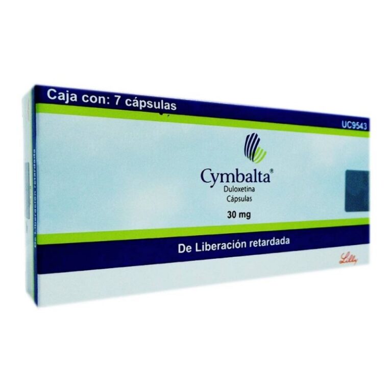 Opiniones de Cymbalta 30 mg: Prospecto y beneficios