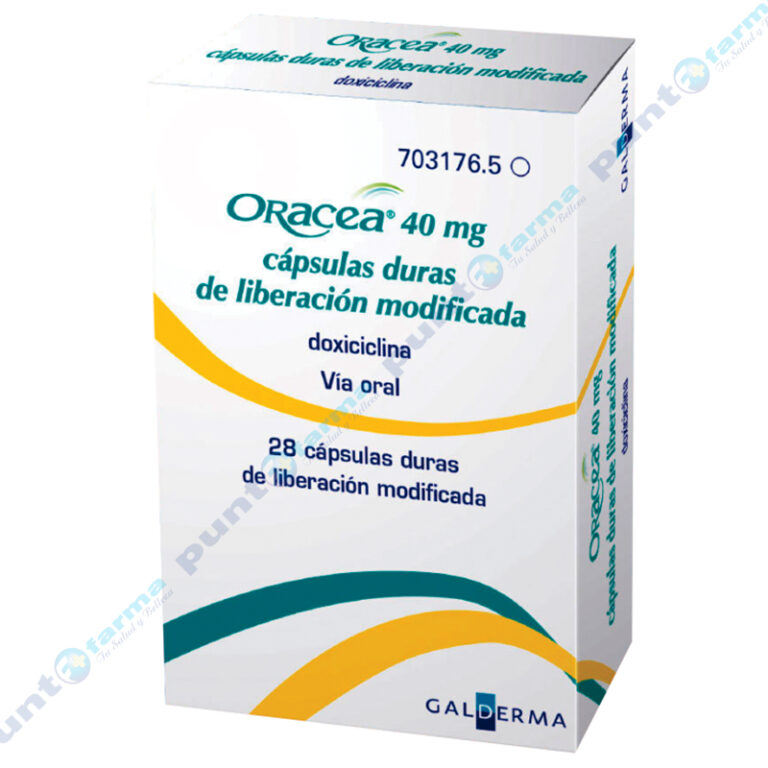 Oracea 40 mg: Precio en España y Ficha Técnica de las Cápsulas Duras de Liberación Modificada