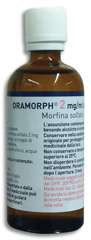 Oramorph 2 mg/ml: Prospecto y solución oral