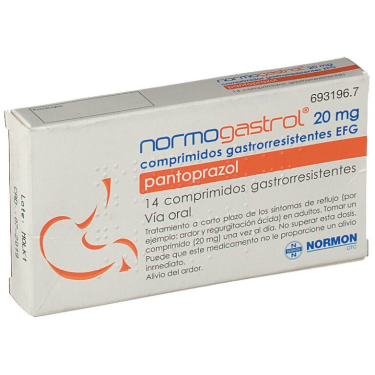 Pantozol 20 mg: Indicaciones y beneficios de los comprimidos gastrorresistentes