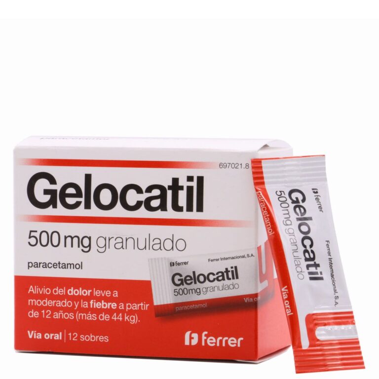 Paracetamol 500 Sobres: Ficha Técnica y Usos del Gelocatil 500 mg Granulado